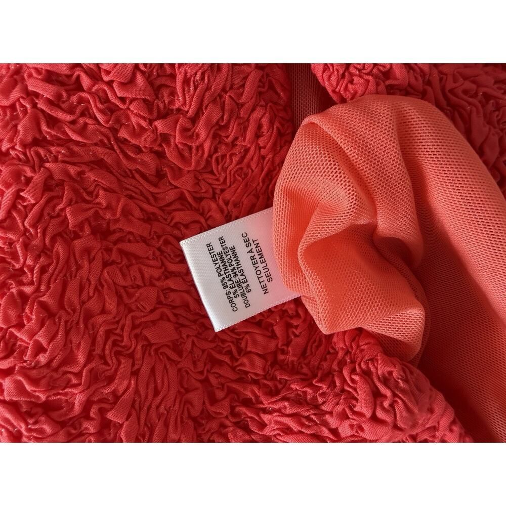 ASTR Red Textured Stretch coquette 90’s Sleeveless Bodycon Mini Dress M - Picture 9 of 10